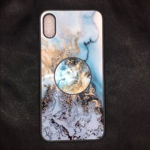 Marble Phone Case with Popsocket